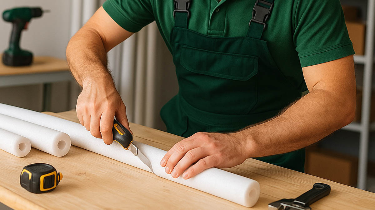 Montaż jednostki klimatyzacyjnej przy suficie – Zawiercie.