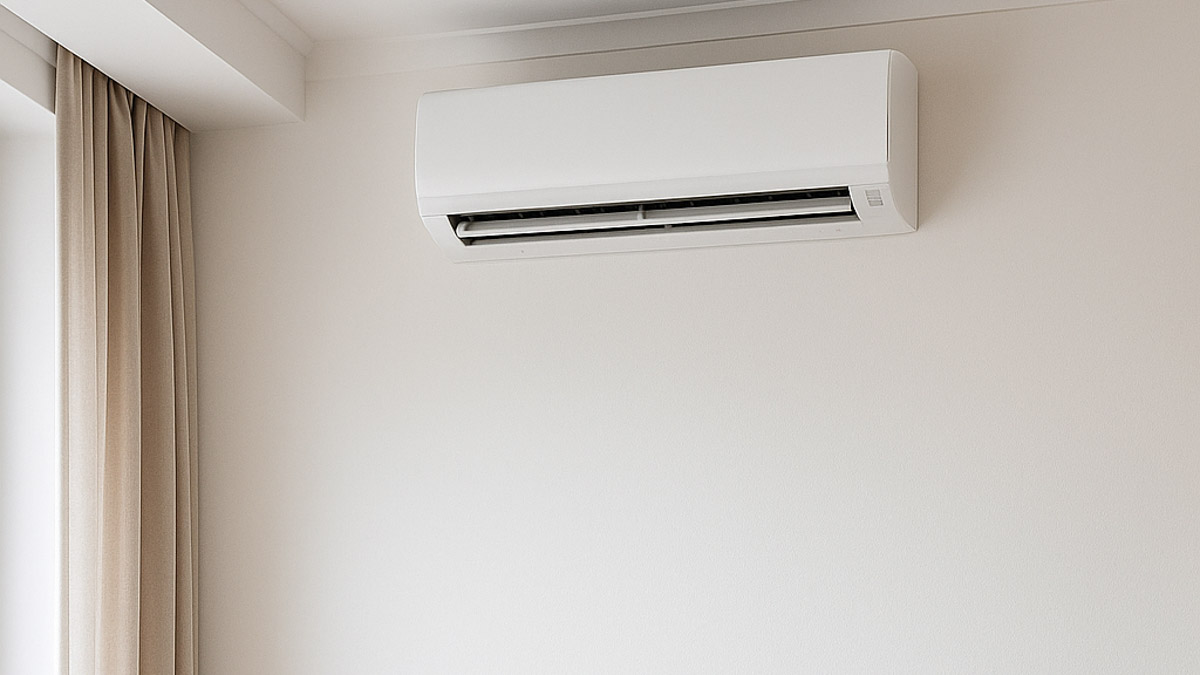 Montaż klimatyzatora na ścianie w salonie – Mikołów.