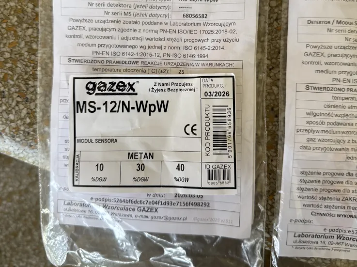 Montaż detektorów gazu Gazex w Katowicach Montaż detektorów gazu Gazex w Katowicach